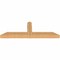 Ekena Millwork Portland Smooth Timber Gable Bracket, Western Red Cedar, 72"W x 24"H x 5 1/2"D x 5 1/2"F, 8/12 Pitch GBW072X24X0606POR00SWR - alternate 2